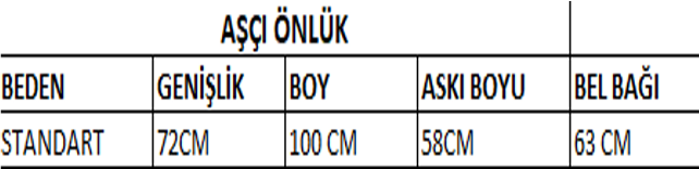 Aşçı Önlük