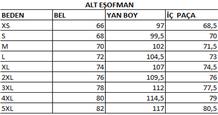 Siyah Eşofman Takım