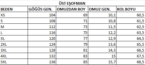 Beyaz Eşofman Takım