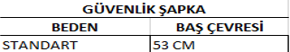 Güvenlik Şapka