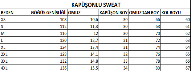 Kapüşonlu Sweat