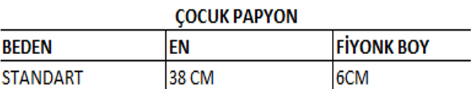 ÇOCUK PAPYON